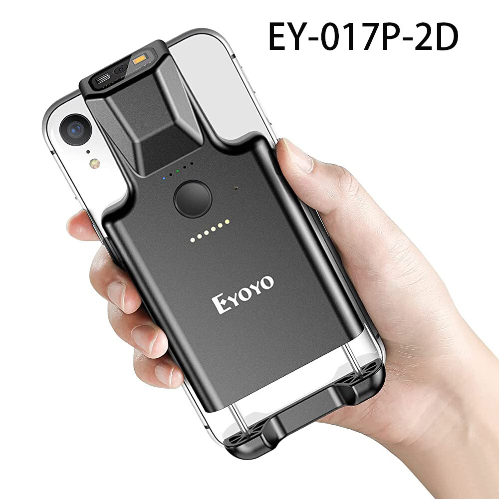 Eyoyo 1D Laser / 2D QR Code Wireless Barcode Scanner fit iPad iPhone Android PC