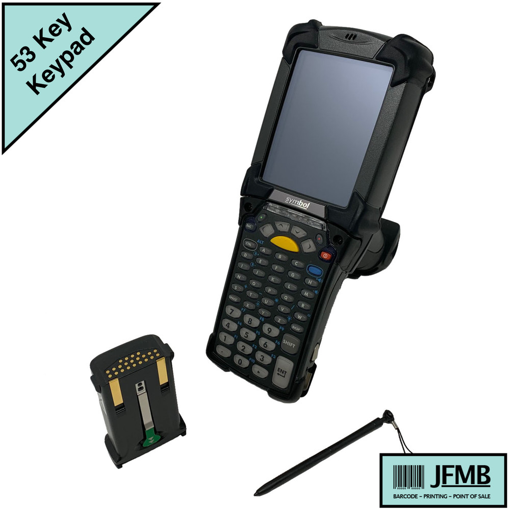 Zebra Barcode Scanner MC9190-GA0SWEQA6WR 1D 53 Key WM 6.5 Motorola Symbol