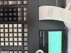 Casio PCR-T500 Electronic Cash Register w/ 4Keys – Tested – READ DESC**