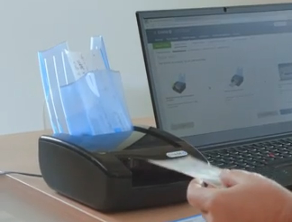 Panini Chase Bank Branded Mi Deal USB Check Scanner Deposit