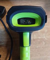 Alacrity 2D Industrial Wireless Barcode Scanner 433 Mhz Green – Open Box