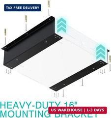 TidyFriend Cash Drawer Under Counter Mount Brackets 2.6 x 16.3 x 4.1 inches, Com