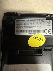 Dejavoo Z9 VEGA3000 Black 3.5″ LCD POS Credit Card Terminal TESTED