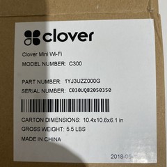 New Clover Mini Wi-Fi C300 Card Reader Point of Sale System POS