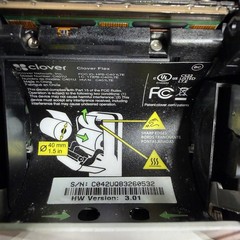 READ Clover Flex C401U Wireless Credit Card POS Machine For Parts