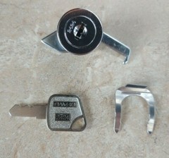 Sam4s 2424 Lock, Key, Latch & Clip for Cash Register Drawers – CRS Model 100931