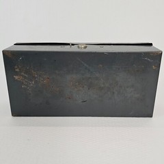 Asco Vintage Lock Box Moldmaster Cash Till Portable 10x5x3 NO KEY Gray Metal
