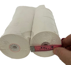 Receipt Regular Bond Paper Spools Quantity of 10 1 5/8″ Wide x 2 3/4″ Diameter