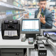 Money Counter Machine Mixed Denomination, Value Counting, CIS/UV/IR/MG/MT Count