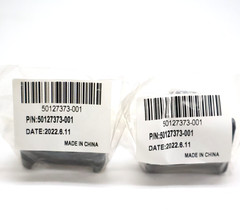 New Lot of 2 Ring Scanner Replacement Finger Strap Black Large 50127373-001
