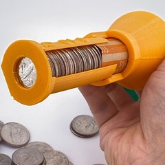 COIN COUNTING TUBES FAST WRAP PENNY NICKEL DIME QUARTER USA