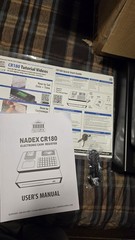 Nadex CR180 Electronic Cash Register, Steel Cash Drawer,