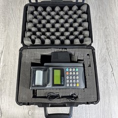 Lipman NURIT 3010 Wireless POS Credit Card Terminal w Case Charger Powers On