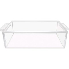 Nadex Coins Ncc1-1126 Clear Acrylic Cash Box With Slipping Cover (ncc11126)