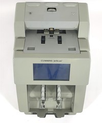 Cummins JetScan 4099 Dual Pocket Currency Counter 409-9909-00 *Minor discolored*