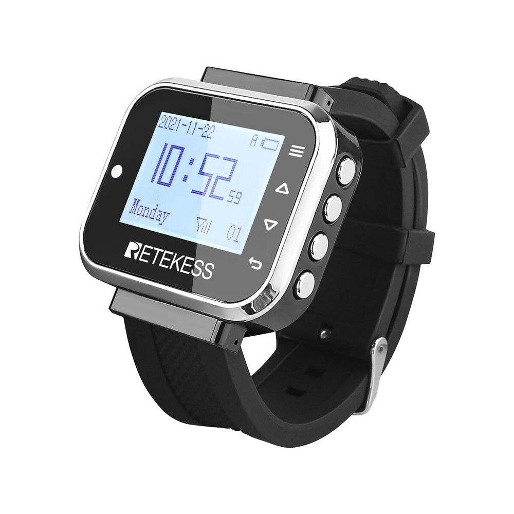 Retekess TD110 Restaurant Wireless Pager Calling System Waiter Watch Cafe Club