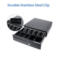 POS Cash Register Drawers Cashier Cashbox With 5 Bill 5 Money QCIE