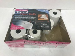 IBM THERMAL PAPER ROLLS 3 1/8″ x 190′ Qty 7 – 73.3mm wide