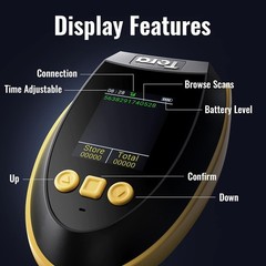 Tera HW0009 Wireless Barcode Scanner 1D 2D QR Bluetooth w/ Cradle Yellow