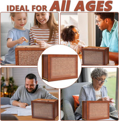 Cash Vault Wooden Savings Box – Wooden Cash Saver Money Box Cash Saver Box