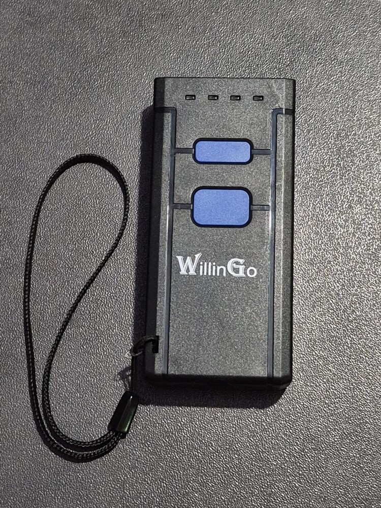 WillinGo Mini Portable Bluetooth Barcode Scanner – IOS/Android/Windows OS Tested