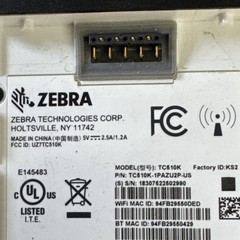 Zebra TC51 1D/2D/QR Barcode Scanner TC510K-2PAZU2P-US Android 8.1 , NO BATTERY