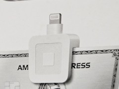 Square Credit Debit Card Reader for Magstripe (with Lightning Connector)