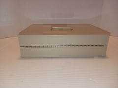 Steel Cash Box Combination Lock Small Money Organizer Removable Tray 11.5″L