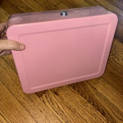 Pink Cash Drawer Safe with 2 keys