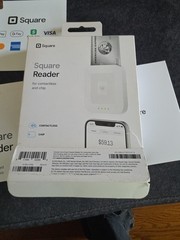 Square Reader for contactless and chip Open Box Never Used Business White