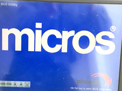 Micros Workstation 5A POS Touchscreen Terminal/STAND 400814-101C & Epson TM-T88V
