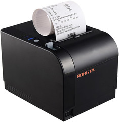 Rongta 80mm Thermal Receipt Printer USB/Serial/Ethernet ESC/POS – Black