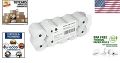 Clear Print 55gsm Thermal Paper 3 1/8 x 230 Feet – 10 Rolls, Compatible Brands
