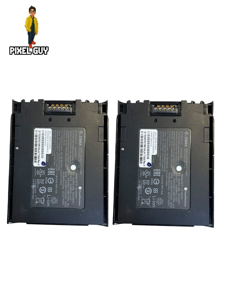Lot of 2 OEM Genuine Battery For Zebra TC56CJ Barcode Scanner TC56CJ-1PAZU4P-US