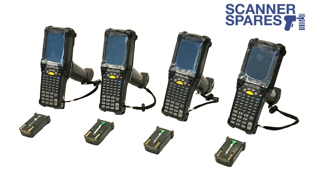 LOT OF 4 Symbol MC9090-GJ0HJEQA6WR LONG RANGE 1D LASER – Windows Mobile 6.1