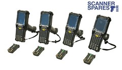 LOT OF 4 Symbol MC92N0-GA0SXGYA5WR 1D – Windows CE 7.0 & Battery Barcode Scanner