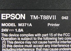 Epson TM-T88VII M371A USB / Serial / Ethernet Thermal POS Receipt Printer