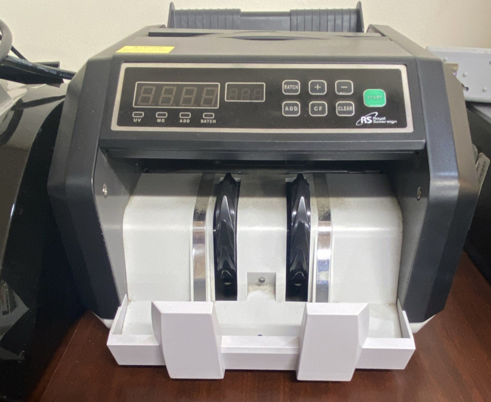 Royal Sovereign RBC-ES200 Bill Counter Digital Display UV Batch Counting