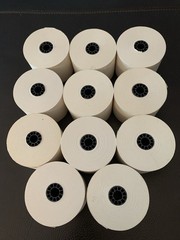 Lot of 11 Vintage Adding Machine Paper Rolls 2.25″ Wide Calculator Register Tape