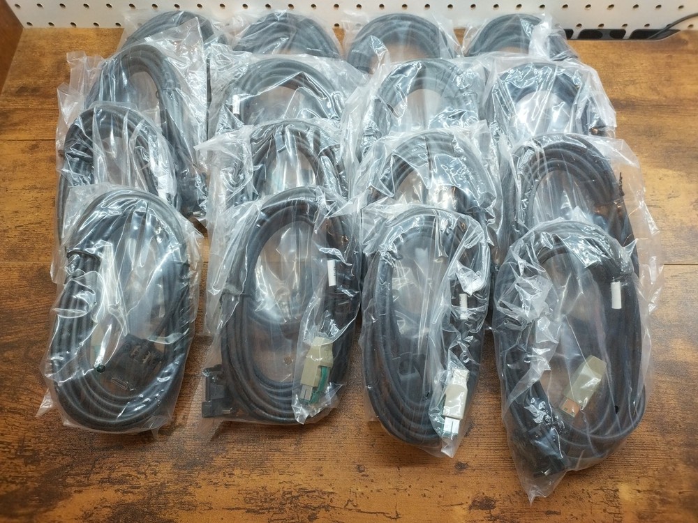 Lot Of 16 Ingenico Lane & ISC Card Terminal Cables Dual Gang USB – 296116381AC