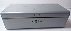 Vintage Metal Cash Lock Box Combination Lock Bank Deposit Box 1970s