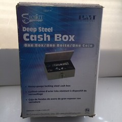 Securit PM Company Deep Steel Cash Lock Strong Box lock replaced with 2 keys