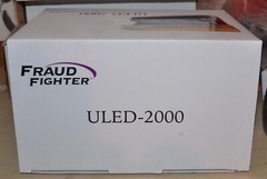 Fraud Fighter ULED-2000 table top counterfeit detection lamp new