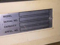 National Controls Commercial Electronic Scale Model 3400 ~ Used ~ Works Fine!