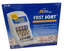 Royal Sovereign FS-3D Fast Sort Automatic Digital Coin Sorter