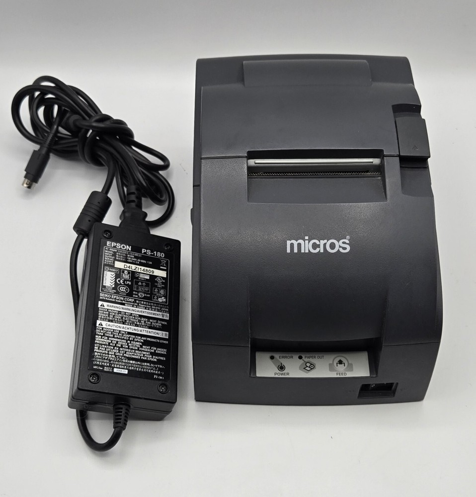 Epson TM-U220B Dot Matrix POS Receipt Printer Ethernet USB TESTED