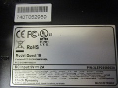 Touch Dynamic Quest 10-4 Rugged POS Tablet w/ Battery Only – No A/C Accessories