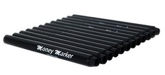 (60 Pens) Money Marker — Counterfeit Fake Bill Detector Counterfit Dollar Pen