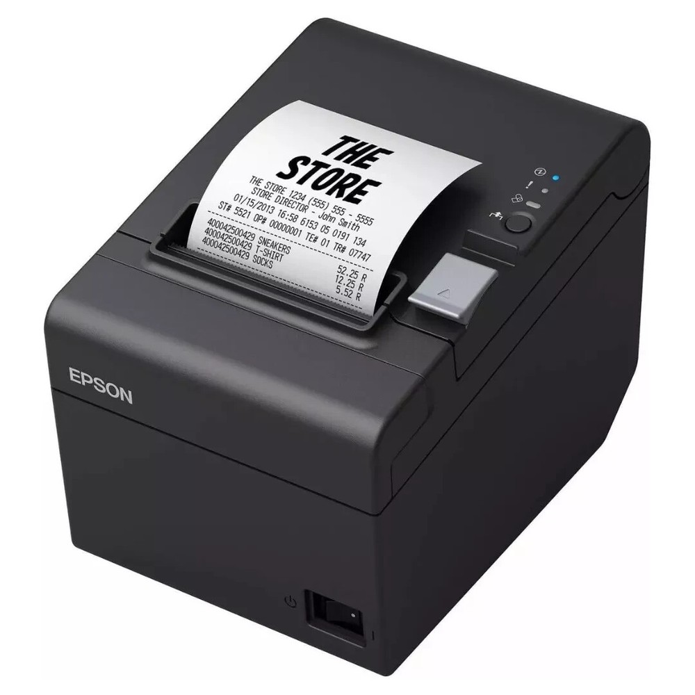 Epson TM-T20III POS Printer (USB/Serial, PS), Dark Gray – Mobile Friendly