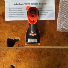 Tera Barcode Scanner Wireless Versatile 2-in-1 2.4Ghz Wireless + USB 2.0 Wired